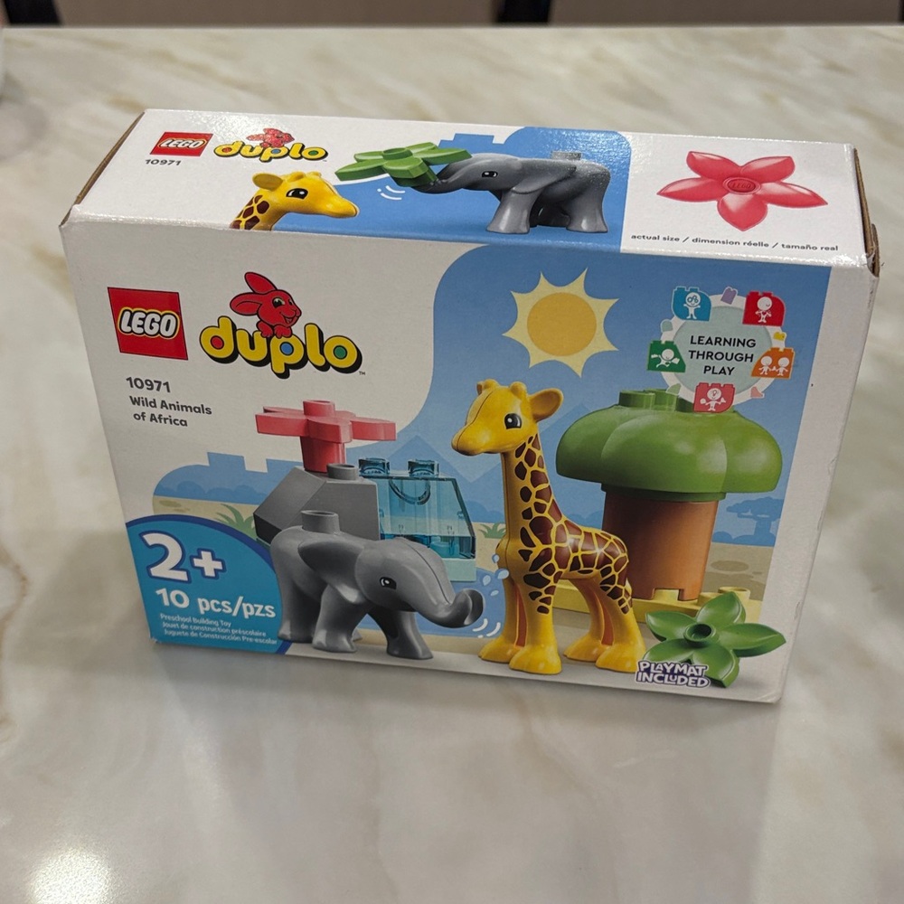 LEGO DUPLO African Animals Set - Gray, Yellow, Green
